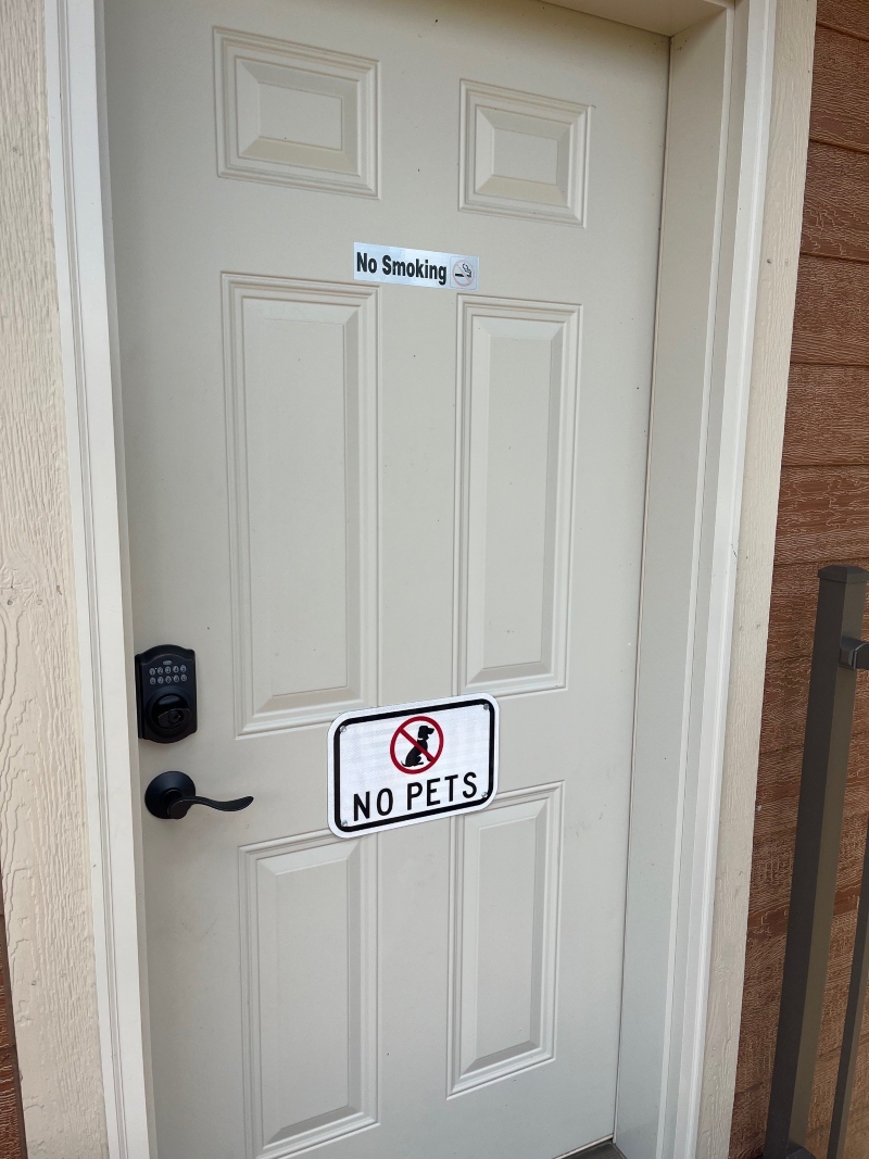 Cabin No Pets No Smoking