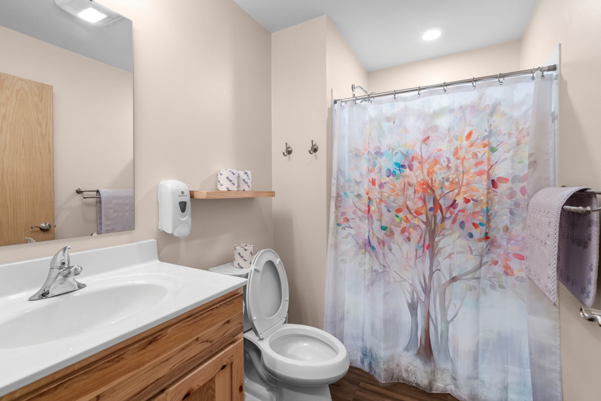 Ridgewood Cabin Restroom