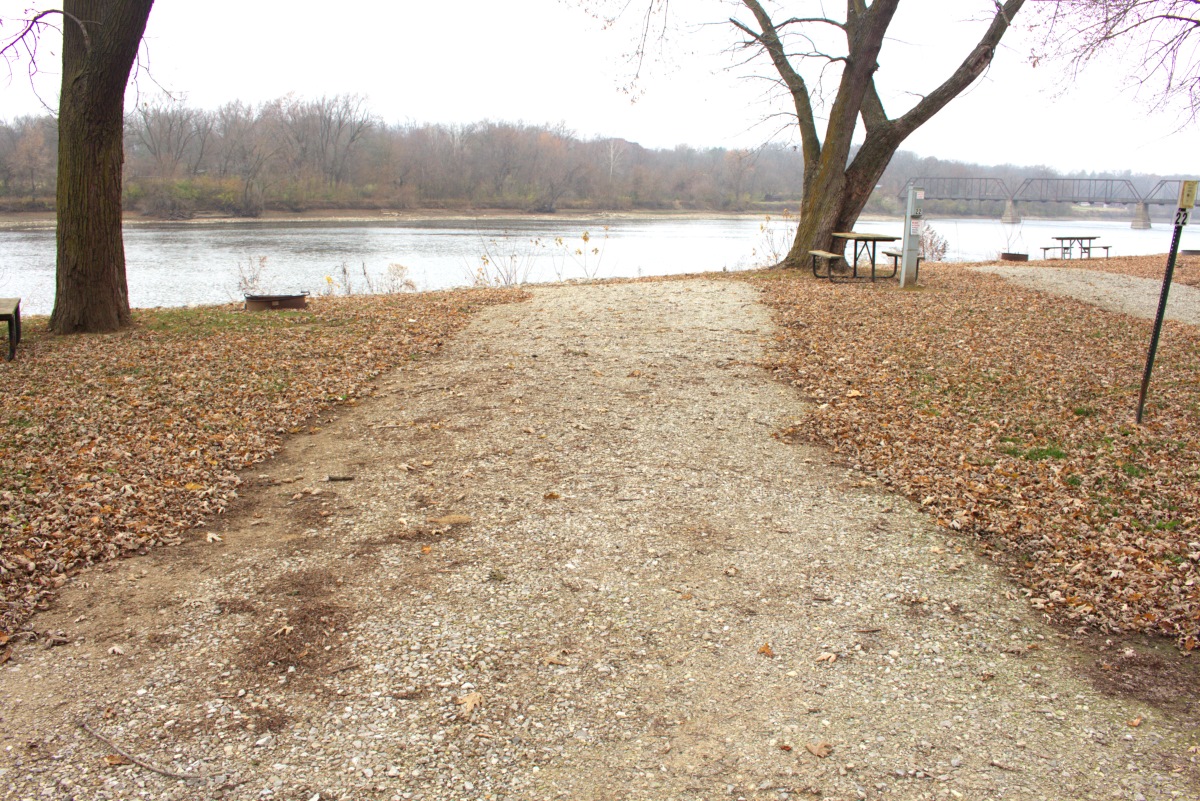 Bentonsport Campground site 22