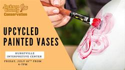 Upcycled Painted Vases