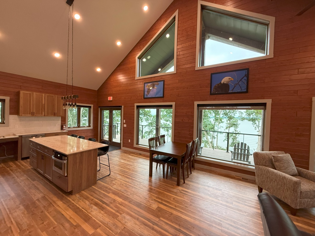 Upstairs dinning area