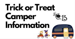 Camper Registration Info for Trick or Treat Event
