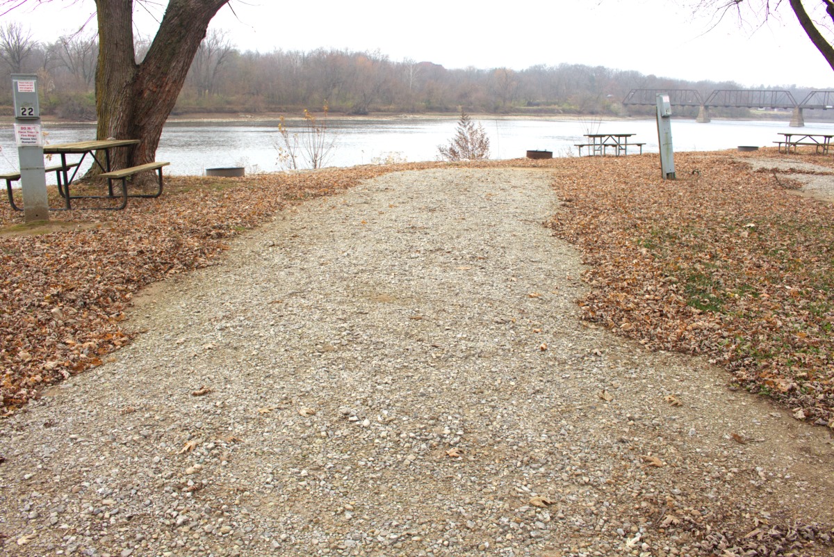 Bentonsport Campground site 21