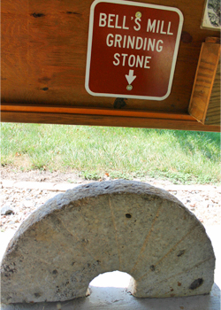 Grinding Stone Located at Bells Mill Park