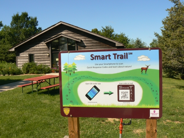Smart Trail starting point sign