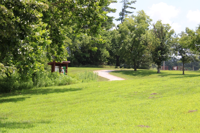 Kiosk on loop trail
