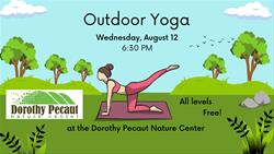 Outdoor Yoga at the Nature Center