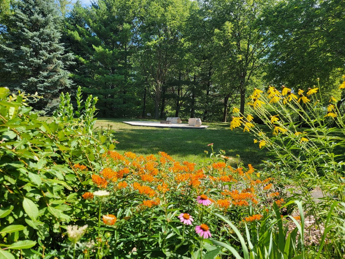 Rosenberger Park Fire Pit and Garden