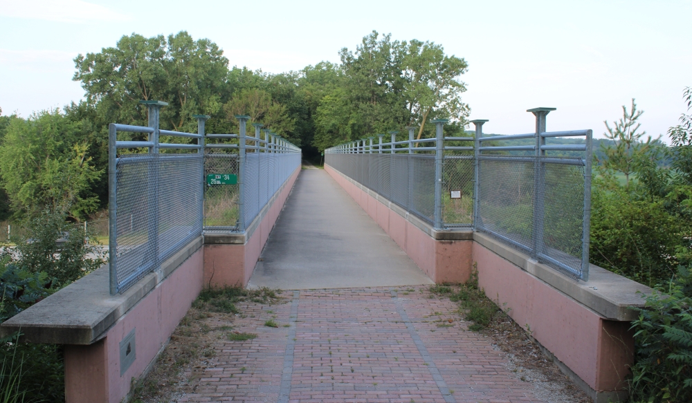Trail over highway 34