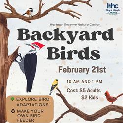 Backyard Bird Program (1PM)