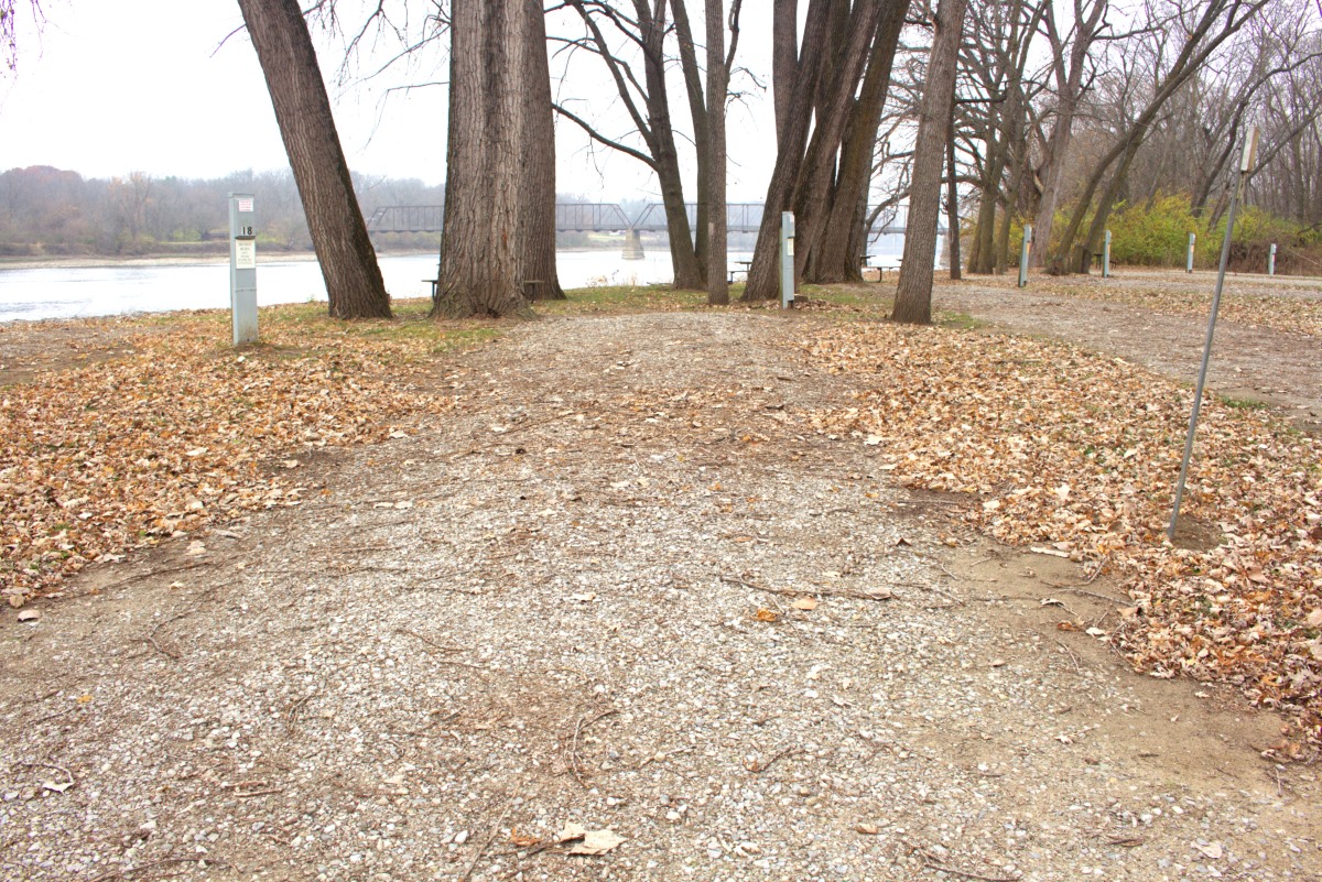 Bentonsport Campground site 17