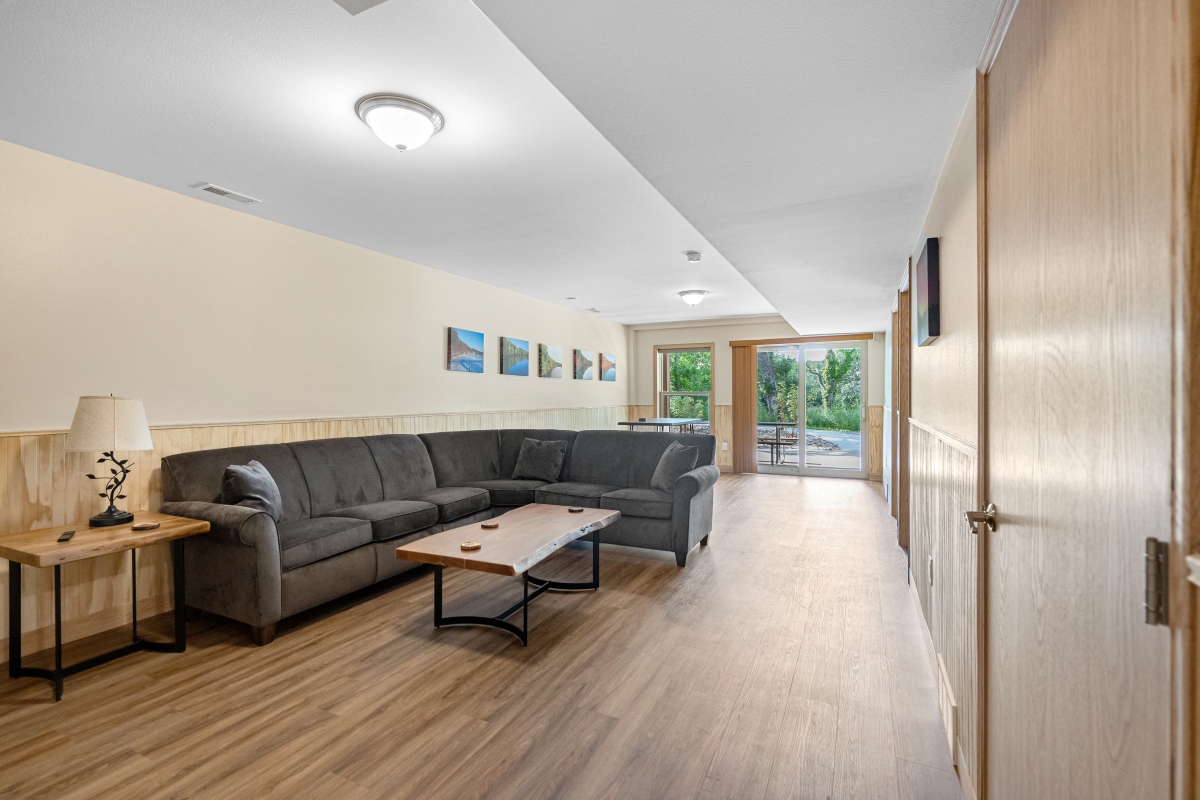 Coneflower Basement Family Room