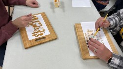 Charcuterie Board Wood Burning