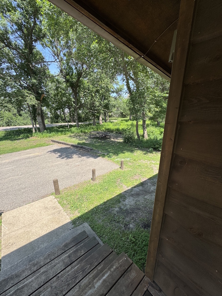Fire Pit/Picnic Area for Cabin/Parking: North of cabin you can park, and find cabins designated fire