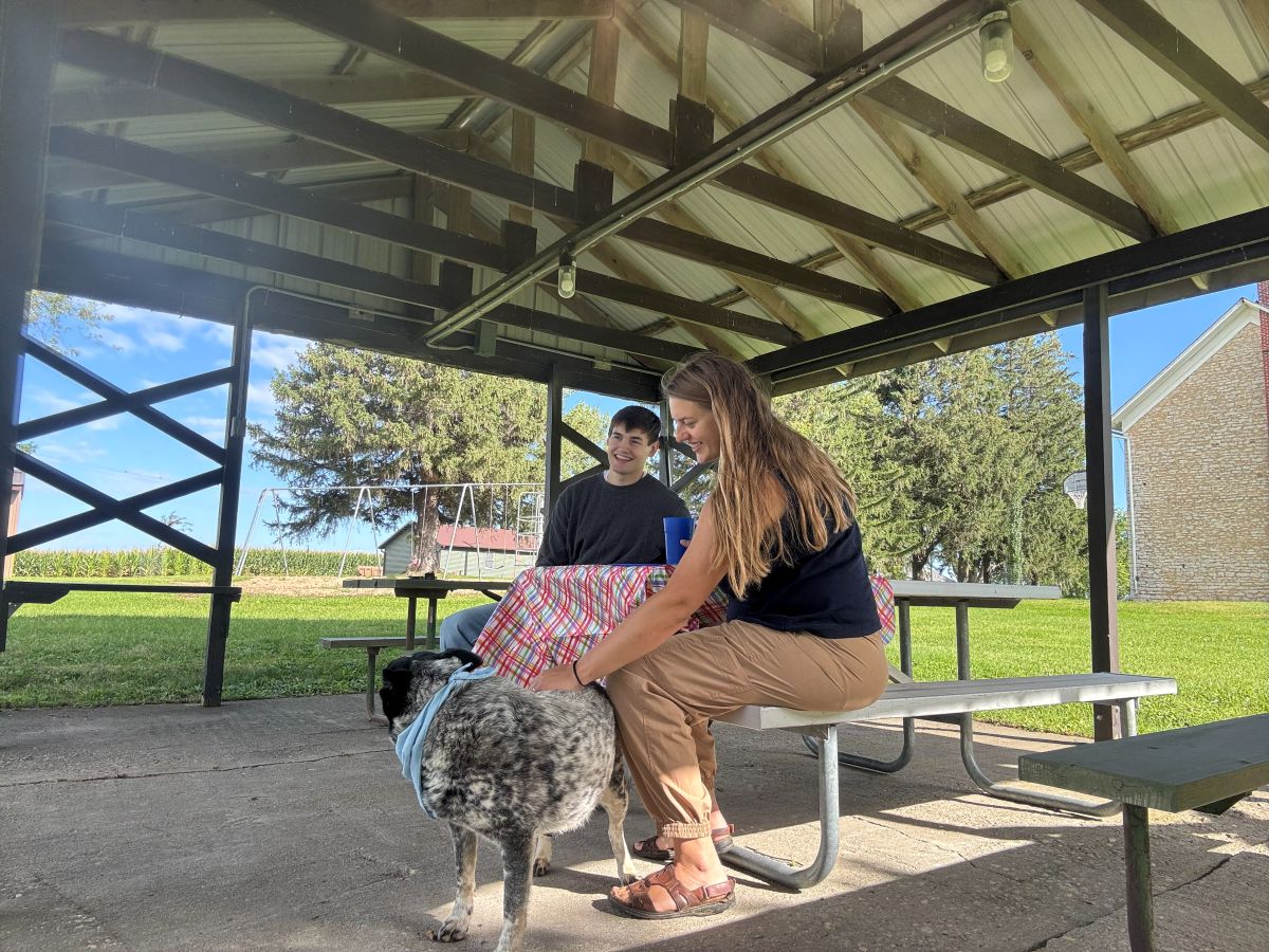 Picnic at Frankville Park Shelter