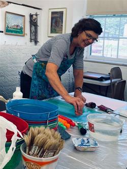 Paste Paper Workshop - Create a Nature Collage and Take Home Your Own Paste Papers