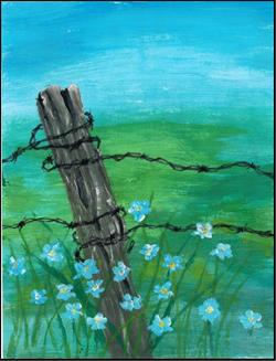 Nature All Around Us Art Series “Painting with Abbey”