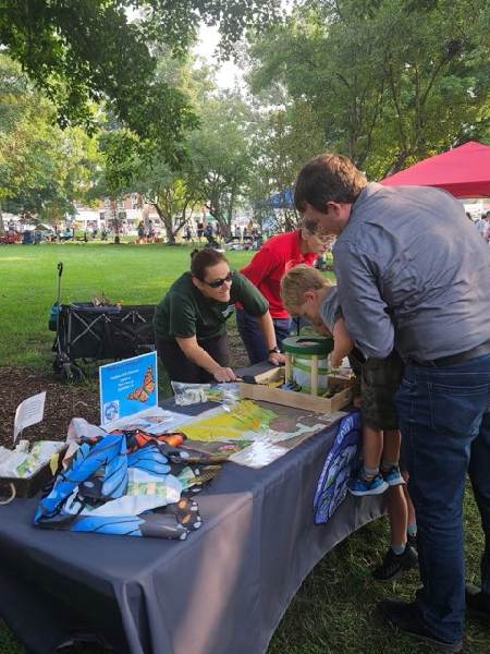 Pella Farmers Market Monarch Booth 