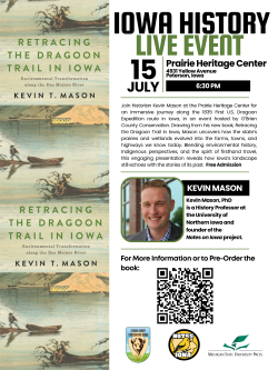 Iowa History Live Event-Retracing the Dragoon Trail in Iowa