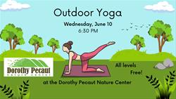 Outdoor Yoga at the Nature Center