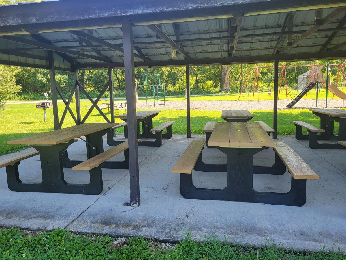 Picnic Shelter at Kendallville Campground
