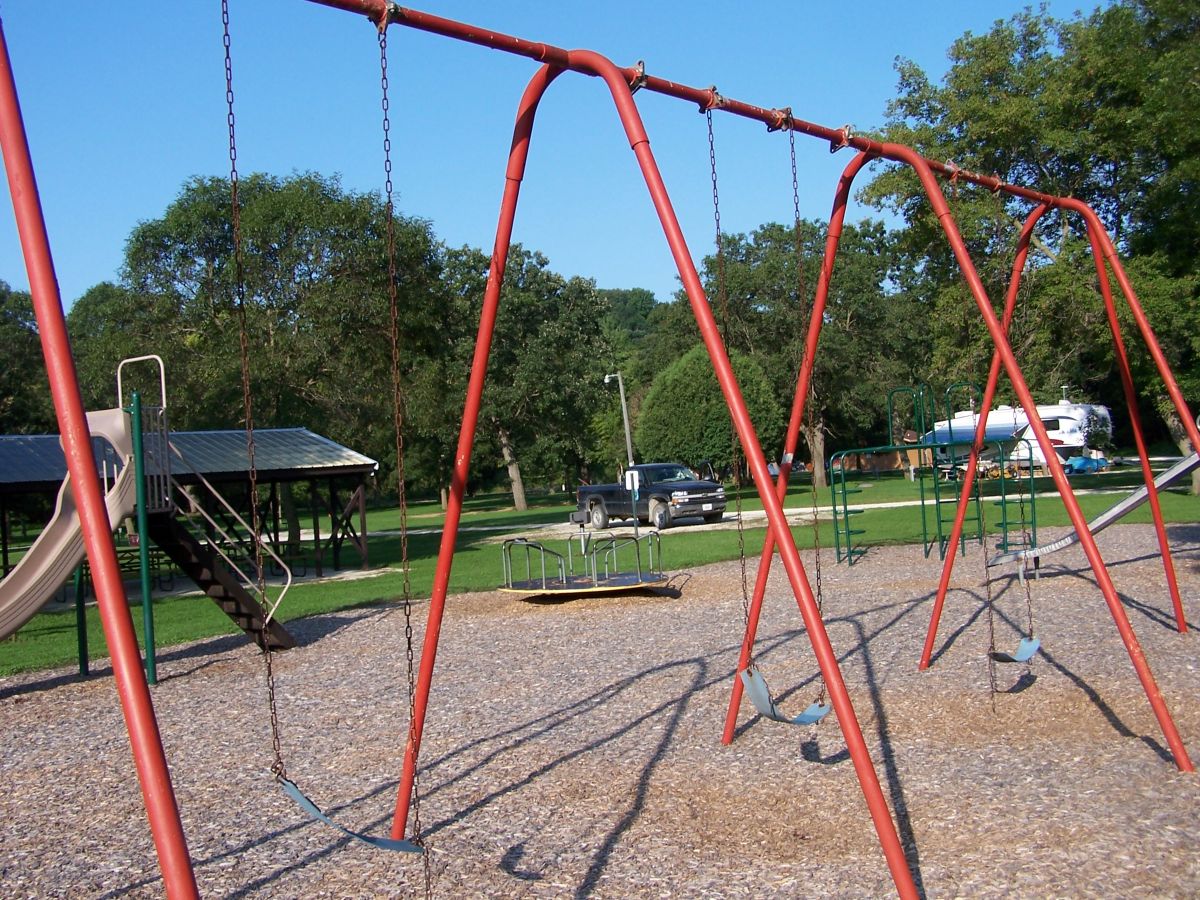 Playground at Kendallville Campground