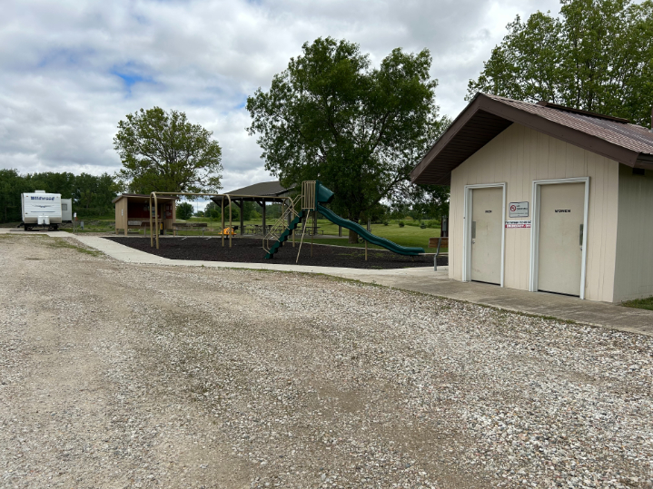 Bathroom and Playground
