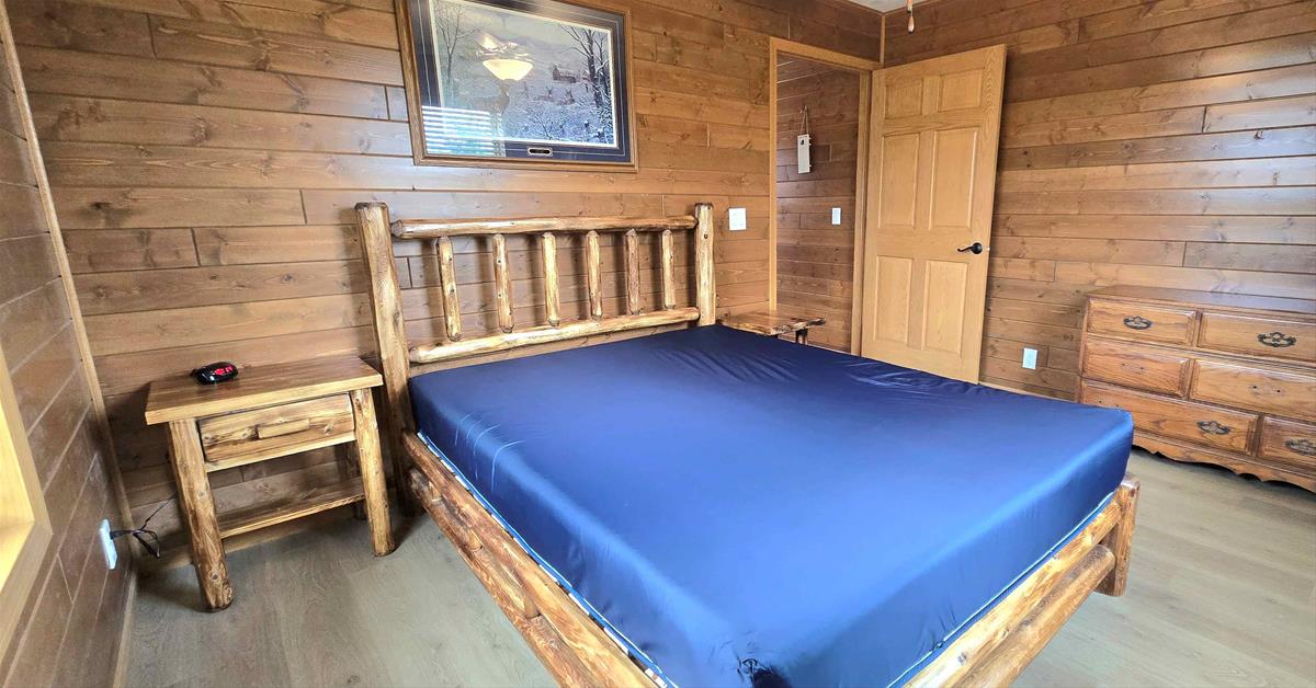 Cabin 6 - Main Level Bedroom