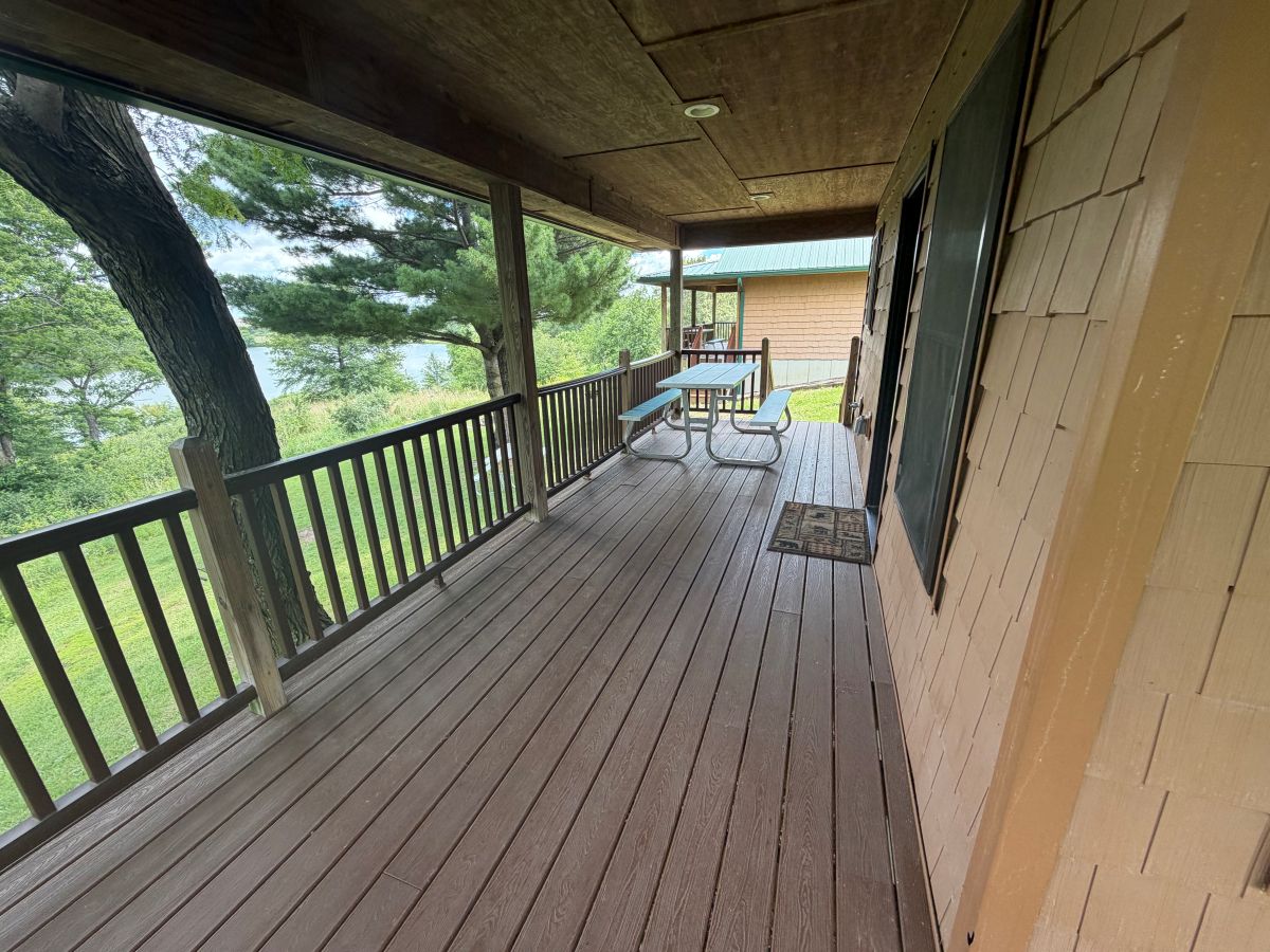 Timberview cabin deck