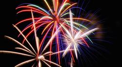 Fireworks at Little Wall Lake Park