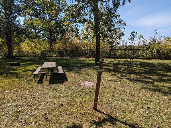 Sportsman Park Site 14 - Tent Only, Non-Electric