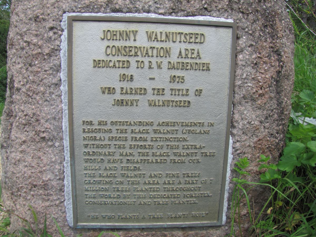 Johnny Walnutseed Interpretive Sign
