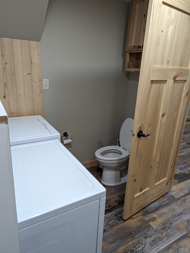 Basement Bathroom/Laundry Room