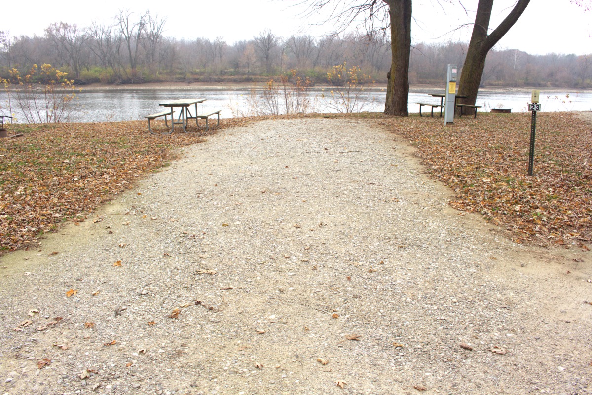 Bentonsport Campground site 23