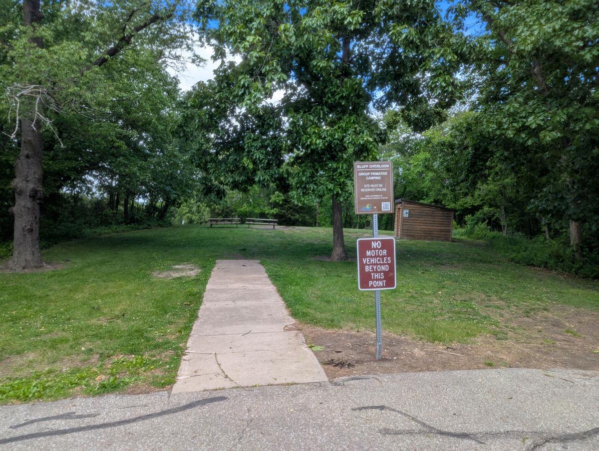 Yellow Banks Bluff Overlook Group Camp-capacity 20