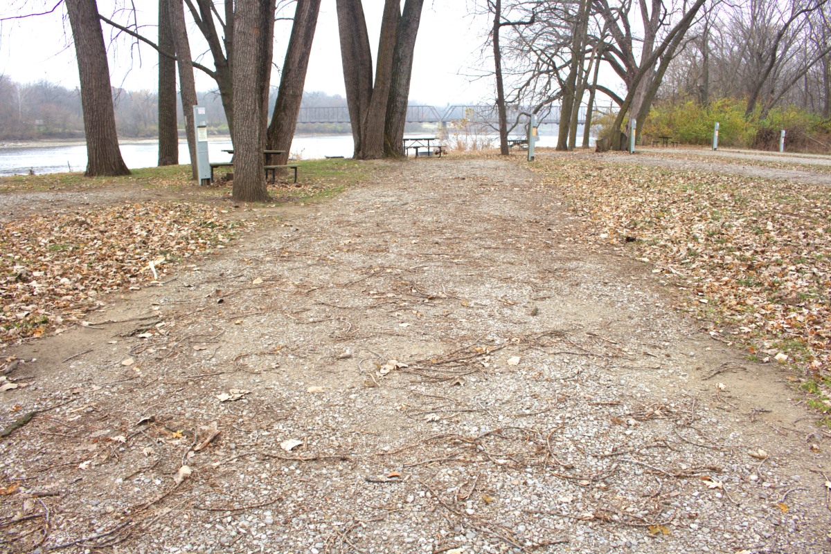 Bentonsport Campground site 16