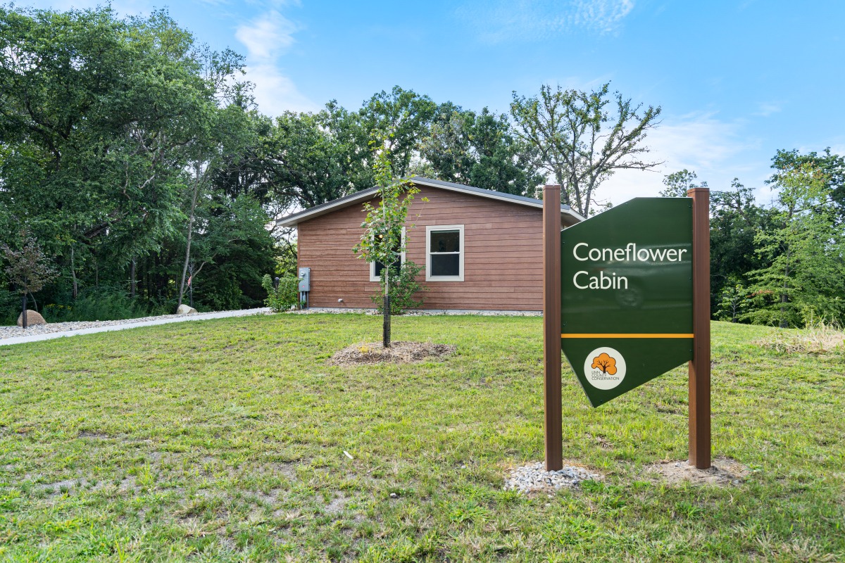 Coneflower Cabin Entrance