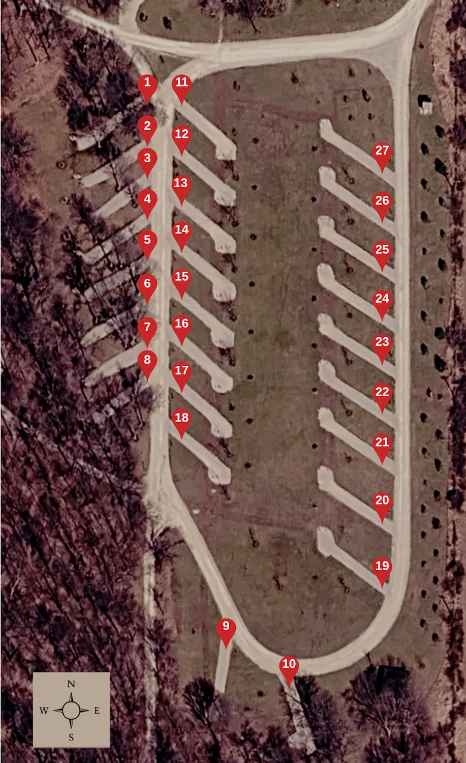 RV site map
