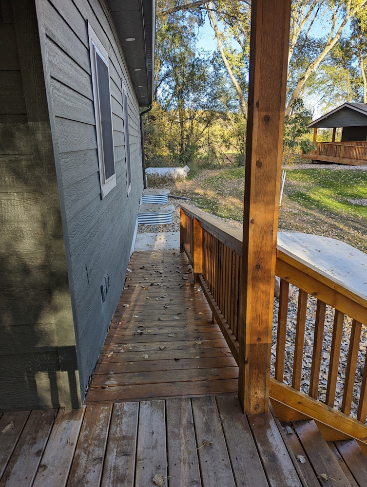 Rookery Ramp and Duck Blind Cabin in background