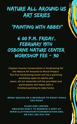Nature All Around Us Art Series “Painting with Abbey”