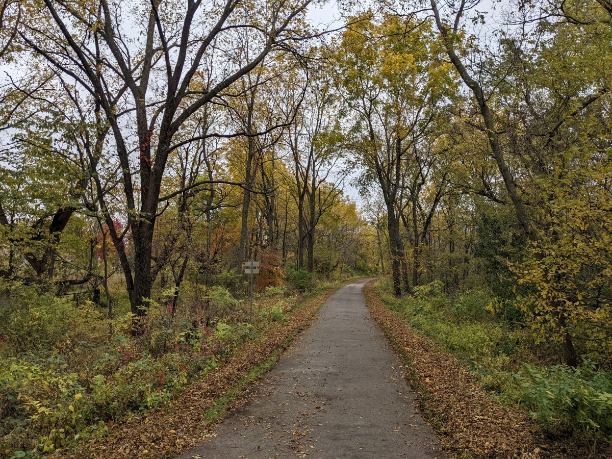 Prairie Farmer Trail with fall colors