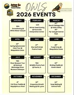 O. W. L. S. Programs - 2026 Events