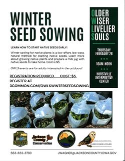 O. W. L. S. Program - Winter Seed Sowing at Hurtsville Interpretive Center