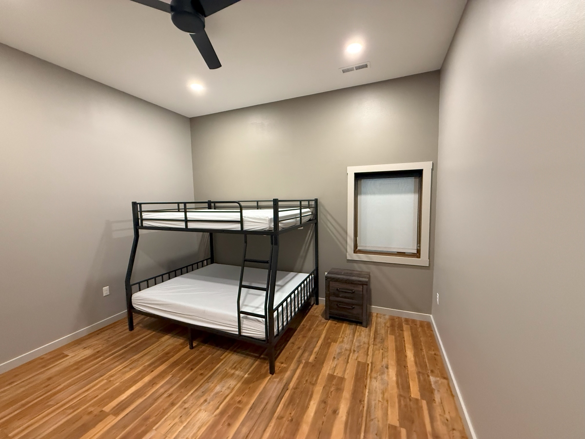 Basement bedroom