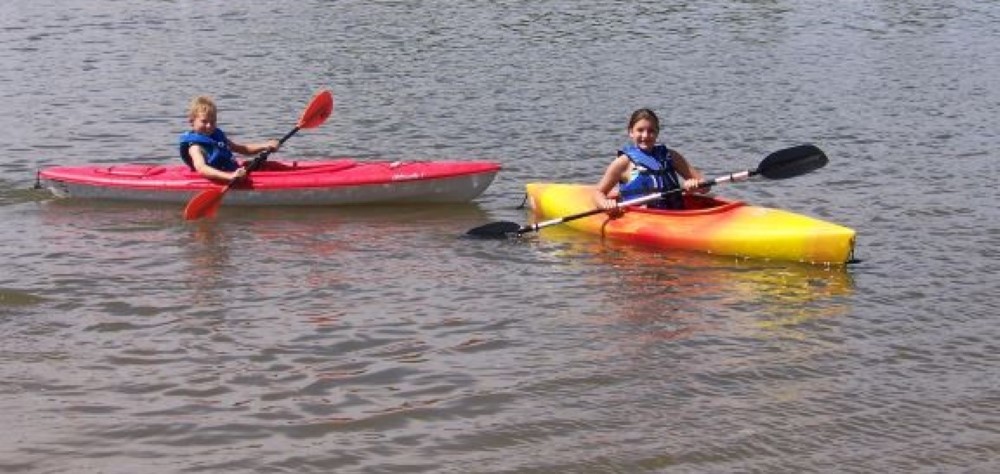 Kayaking at Scharnberg park