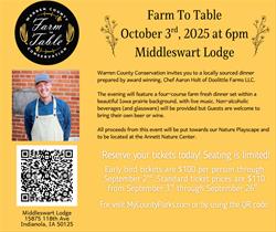 Farm to Table at the Middleswart Lodge