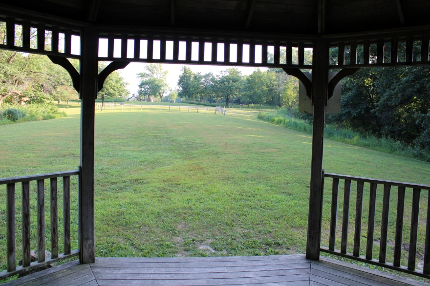 Field and parking area