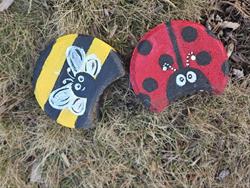 Mother’s Day Painted  Garden Paver