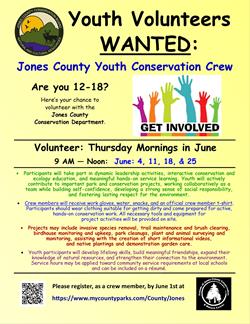 Jones County Youth Conservation Crew