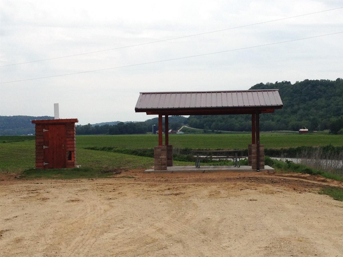 Small picnic shelter
